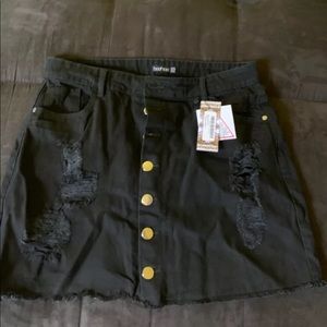 BooHoo Denim Skirt